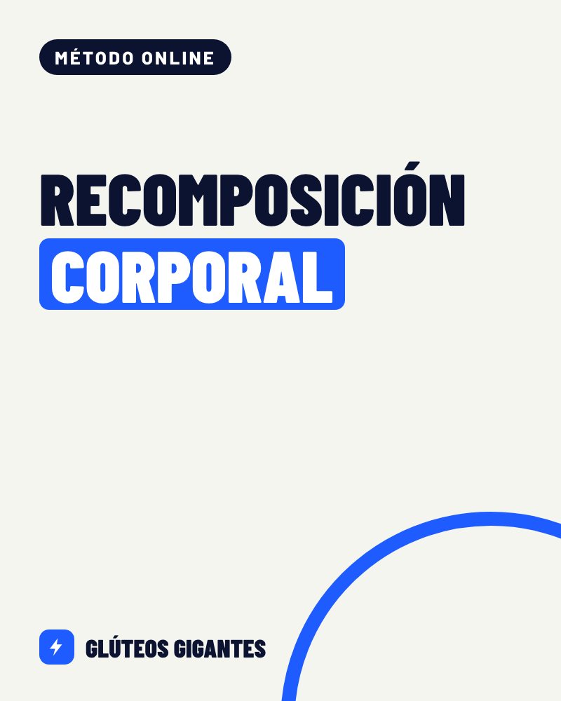 Portada del método de recomposición corporal